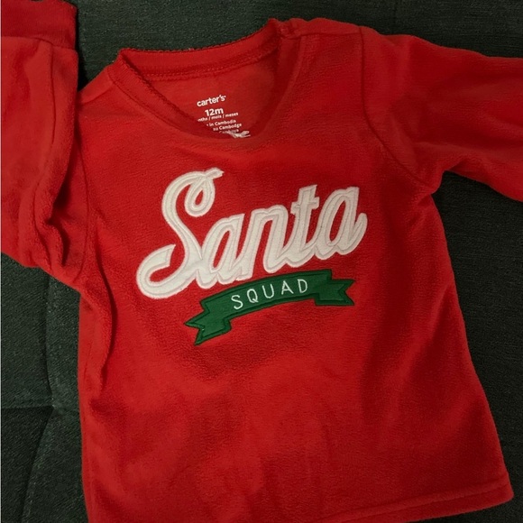 Santa squad 2 pcs pj set for 2t and 12 months old - Picture 3 of 3